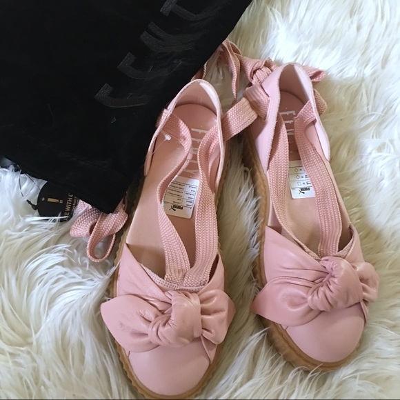 SOLD!!!! Fenty by Rihanna Lace Up Bow Creepers - Picture 3 of 8